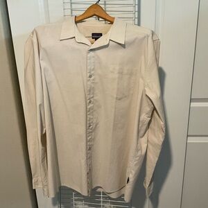 Patagonia Cream Casual Button Down Shirt